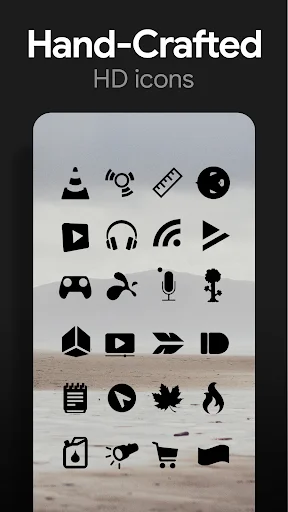 Flight Dark Pro আইকন প্যাক ডাউনলোড – সেরা মিনিমালিস্ট লুক - Screenshot 3