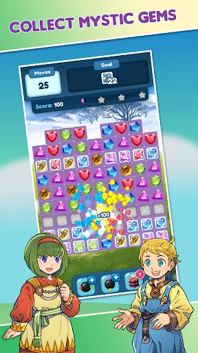 Gems Blast – Match Puzzle ডাউনলোড করুন – সেরা পাজল গেম - Screenshot 1