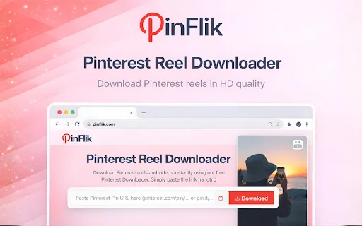 PinFlik – Pinterest থেকে ভিডিও, ইমেজ ও GIF ডাউনলোড করুন - Screenshot 3