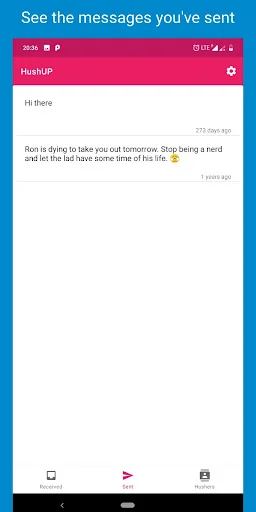 HushUP ডাউনলোড করুন – বেনামী মেসেজ ও গসিপ শেয়ার করার সেরা অ্যাপ - Screenshot 2