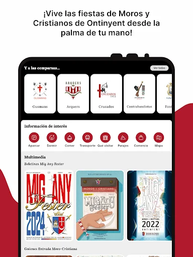Moros i Cristians Ontinyent অ্যাপ ডাউনলোড করুন – উৎসবের গাইড - Screenshot 21