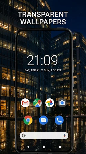 Transparent Wallpaper-Live ডাউনলোড করুন – সেরা লাইভ ওয়ালপেপার অ্যাপ - Screenshot 1