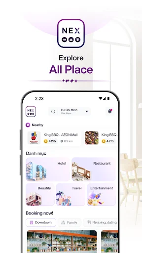 NexNow ডাউনলোড করুন – ভিয়েতনামে সবচেয়ে সাশ্রয়ী হোটেল বুকিং - Screenshot 1
