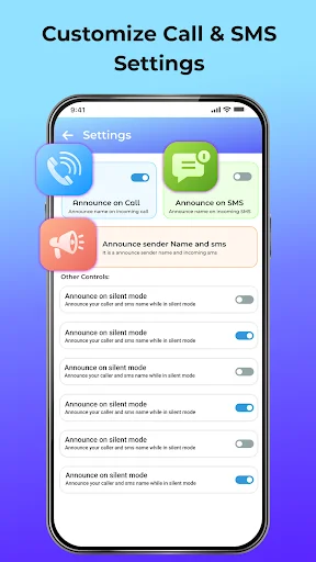 Caller Name Announcer Pro ডাউনলোড করুন – সেরা কল ও এসএমএস অ্যানাউন্সার - Screenshot 5