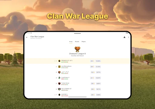 War Report for Clash of Clans ডাউনলোড করুন – সেরা CoC ট্র্যাকার - Screenshot 20