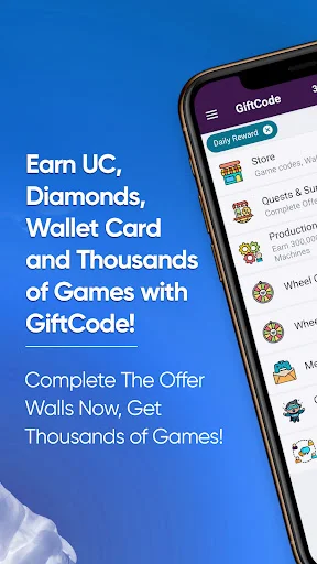 GiftCode ডাউনলোড করুন – ফ্রি গেম কোড ও রিওয়ার্ডস পান - Screenshot 1