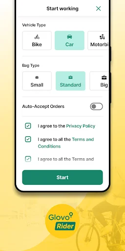 Glovo Rider ডাউনলোড করুন – ডেলিভারি দিয়ে আয় করুন সহজেই - Screenshot 3