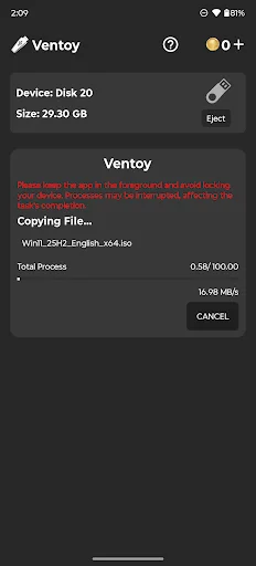 Ventoy (Unofficial) ডাউনলোড করুন – মাল্টি বুট ইউএসবি তৈরি করুন - Screenshot 3