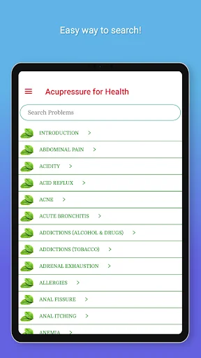 Acupressure অ্যাপ ডাউনলোড করুন – ৩০০টিরও বেশি রোগের প্রাকৃতিক চিকিৎসা - Screenshot 7