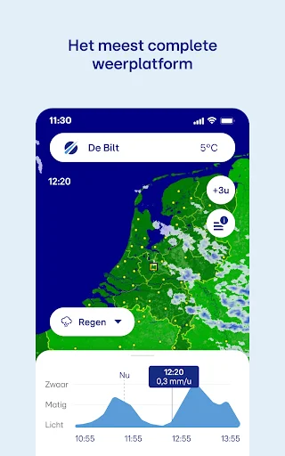 Buienradar – আবহাওয়া আপডেট ও বৃষ্টির পূর্বাভাস ডাউনলোড করুন - Screenshot 7