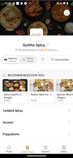 Gurkha Spicy অ্যাপ ডাউনলোড করুন – দ্রুততম অনলাইন ফুড ডেলিভারি - Screenshot 2