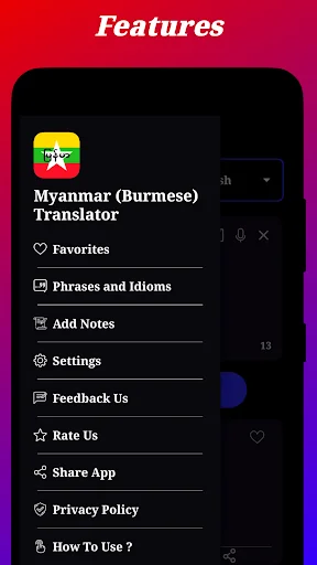 Myanmar (Burmese) Translator ডাউনলোড করুন – সেরা অনুবাদ অ্যাপ - Screenshot 8