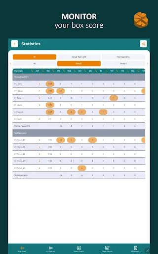Statastic Basketball Tracker ডাউনলোড করুন – সেরা বাস্কেটবল স্ট্যাটস অ্যাপ - Screenshot 20