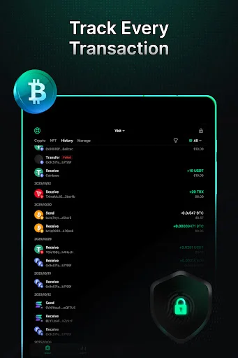 Ybit: Bitcoin & Crypto Wallet ডাউনলোড করুন – সেরা মাল্টি-চেইন ওয়ালেট - Screenshot 12