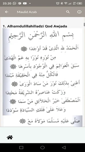 Rawi Maulid Nabi Offline ডাউনলোড করুন – সম্পূর্ণ সালাওয়াত বই - Screenshot 16