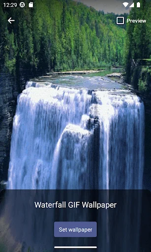 Waterfall GIF Wallpaper ডাউনলোড করুন – সেরা ৩ডি অ্যানিমেটেড ওয়ালপেপার - Screenshot 6