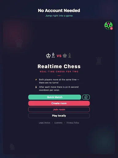 Realtime Chess ডাউনলোড করুন – অনলাইন PvP ও স্মার্ট AI সহ দ্রুত দাবা - Screenshot 8