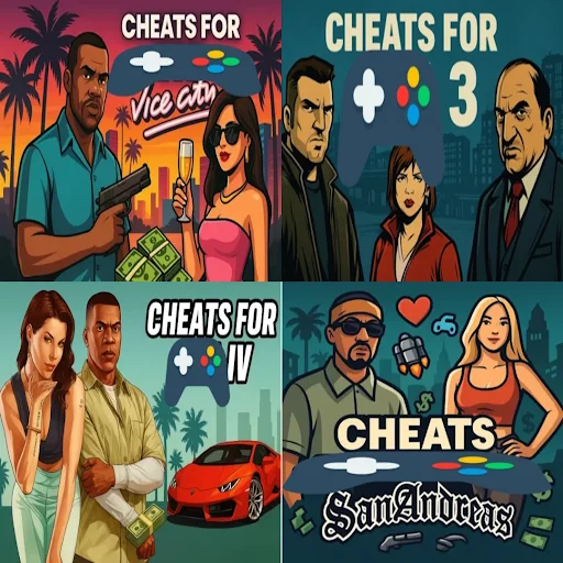 Cheats for all GTA ডাউনলোড করুন – সেরা গেম চিট কোড সংগ্রহ - Screenshot 15