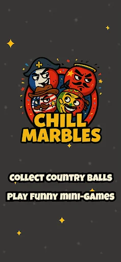 Chill Marbles ডাউনলোড করুন – মজার মিনি-গেম ও কান্ট্রি বল সংগ্রহ - Screenshot 1