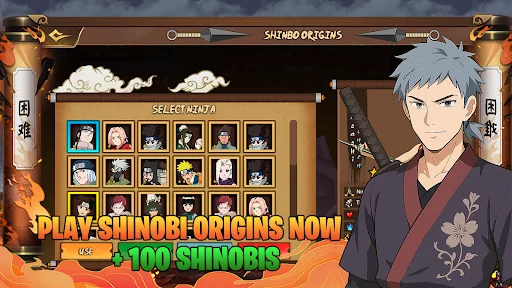 Shinobi Origins ডাউনলোড করুন – সেরা অনলাইন নিনজা PvP ব্যাটেল গেম - Screenshot 2