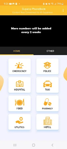 Guyana PhoneBook ডাউনলোড করুন – গায়ানার সকল প্রয়োজনীয় নম্বর - Screenshot 1