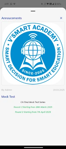 Vsmart Examprep ডাউনলোড করুন – সেরা শিক্ষা ব্যবস্থাপনা অ্যাপ - Screenshot 1