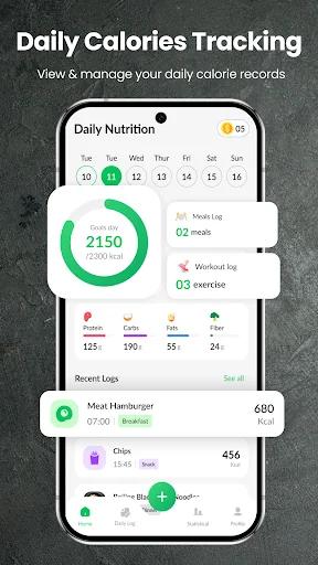 AI Scan Food: Calories Tracker ডাউনলোড করুন – সেরা ক্যালোরি ট্র্যাকার - Screenshot 2
