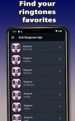 RnB App Ringtones ডাউনলোড করুন – সেরা R&B মিউজিক রিংটোন ফ্রি - Screenshot 2