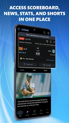 CricRadio ডাউনলোড করুন – দ্রুততম লাইভ ক্রিকেট স্কোর ও কমেন্ট্রি - Screenshot 4