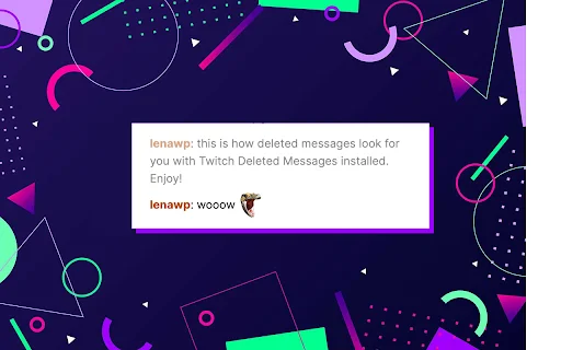 Frappe ডাউনলোড করুন – Twitch, Kick ও YouTube-এর ডিলিট মেসেজ দেখুন - Screenshot 1