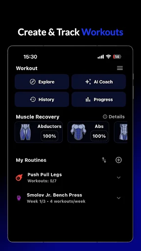 Gym Rank: AI Workout Tracker ডাউনলোড করুন – সেরা ফ্রি ফিটনেস অ্যাপ - Screenshot 20