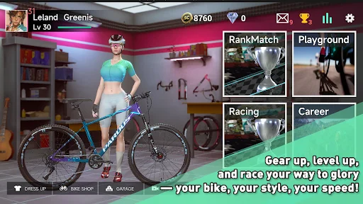 Speed Cycling ডাউনলোড করুন – রিয়েল-টাইম পিভিপি বাইক রেসিং গেম - Screenshot 1