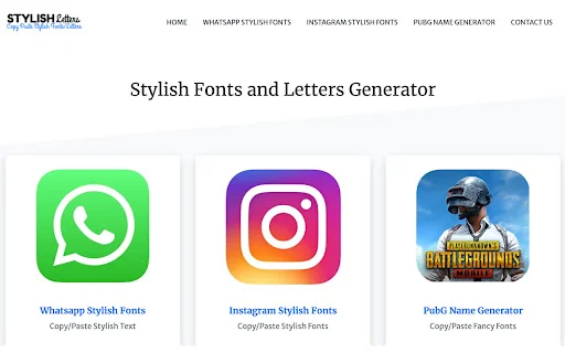 Stylish Fonts Generator ডাউনলোড করুন – সেরা ফন্ট স্টাইল - Screenshot 1