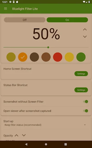 Bluelight Filter Lite ডাউনলোড করুন – চোখের সুরক্ষা ও আরাম - Screenshot 17