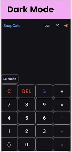 SnapCalc ডাউনলোড করুন – দ্রুত এবং সহজ ক্যালকুলেটর অ্যাপ - Screenshot 5