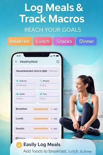 HealthyHold ডাউনলোড করুন – AI হেলথ কোচ ও ডায়েট ট্র্যাকার - Screenshot 2