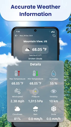 Room Temperature – Thermometer অ্যাপ ডাউনলোড করুন – সঠিক আবহাওয়ার তথ্য - Screenshot 2