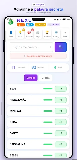 NEXO – Jogo de Palavras ডাউনলোড করুন – সেরা শব্দ গেম - Screenshot 1
