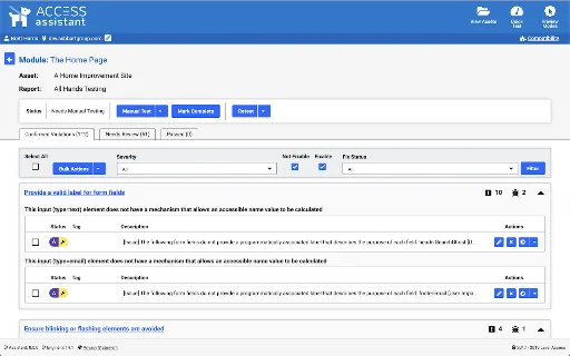 Access Assistant ডাউনলোড করুন – ওয়েবসাইট অ্যাক্সেসিবিলিটি যাচাই করুন - Screenshot 3