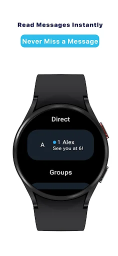 TeleWatch: Telegram Wear OS ডাউনলোড করুন – স্মার্টওয়াচে চ্যাট করুন - Screenshot 3