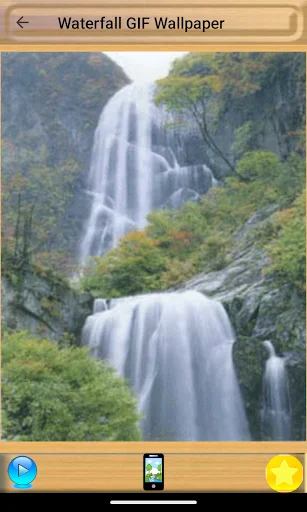 Waterfall GIF Wallpaper ডাউনলোড করুন – সেরা ৩ডি অ্যানিমেটেড ওয়ালপেপার - Screenshot 1