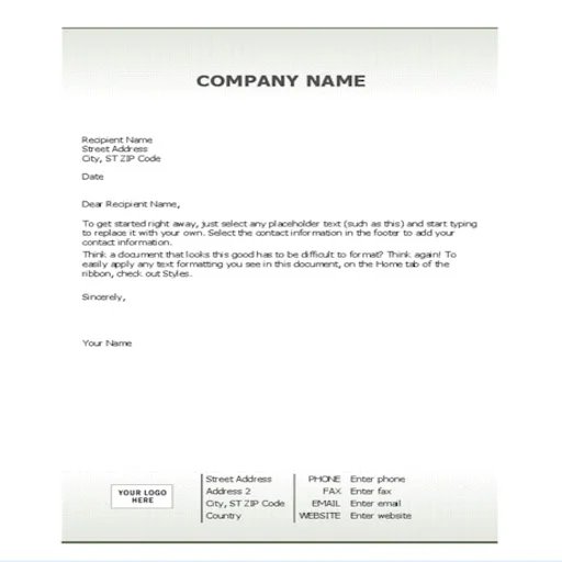 Business Letter Templates ডাউনলোড করুন – পেশাদার ফরম্যাট - Screenshot 15