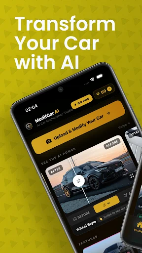 ModifCar AI ডাউনলোড করুন – আপনার গাড়ি কাস্টমাইজ করুন এআই দিয়ে - Screenshot 1