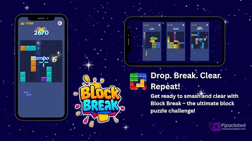 Block Break! ডাউনলোড করুন – আসক্তিপূর্ণ পাজল গেম ফ্রি ডাউনলোড - Screenshot 1