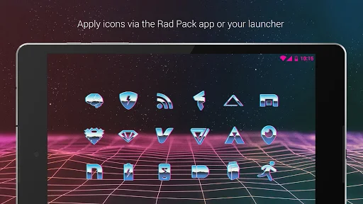 Rad Pack – 80’s Theme ডাউনলোড করুন – সেরা রেট্রো আইকন প্যাক - Screenshot 14
