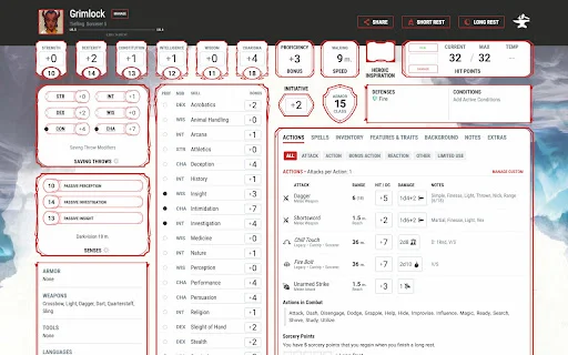 DnD Beyond Kit ডাউনলোড করুন – D&D পেজ অনুবাদ ও কাস্টমাইজ করুন - Screenshot 1