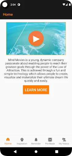Mind Movies Creation Kit ডাউনলোড করুন – ভিশন বোর্ড অ্যাপ - Screenshot 1