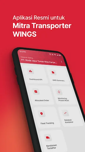 VMS Wings ডাউনলোড করুন – WINGS ট্রান্সপোর্টার পার্টনারদের জন্য সেরা অ্যাপ - Screenshot 1