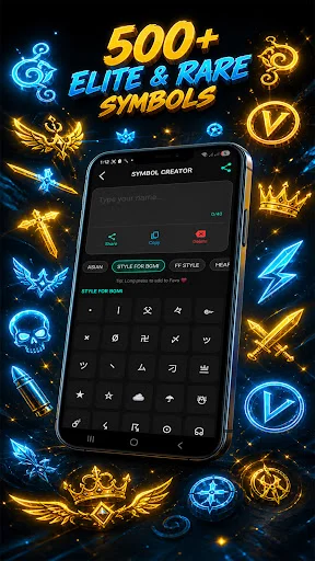 Pro Name Style: Elite Symbols ডাউনলোড করুন – সেরা গেমিং নিকনেম মেকার - Screenshot 20