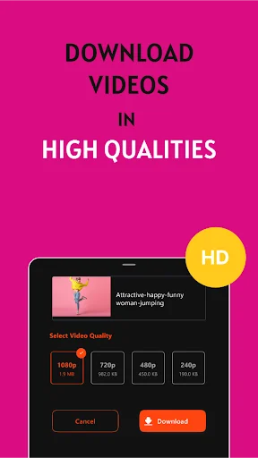 Vidflex অল ভিডিও ডাউনলোডার ডাউনলোড করুন – HD ভিডিও সেভার - Screenshot 6